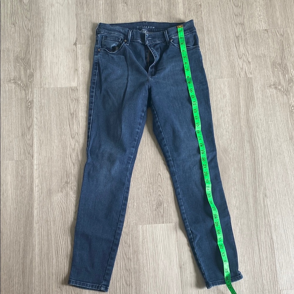 MOTT & BOW Classic Blue High-Rise Women's Skinny Jeans